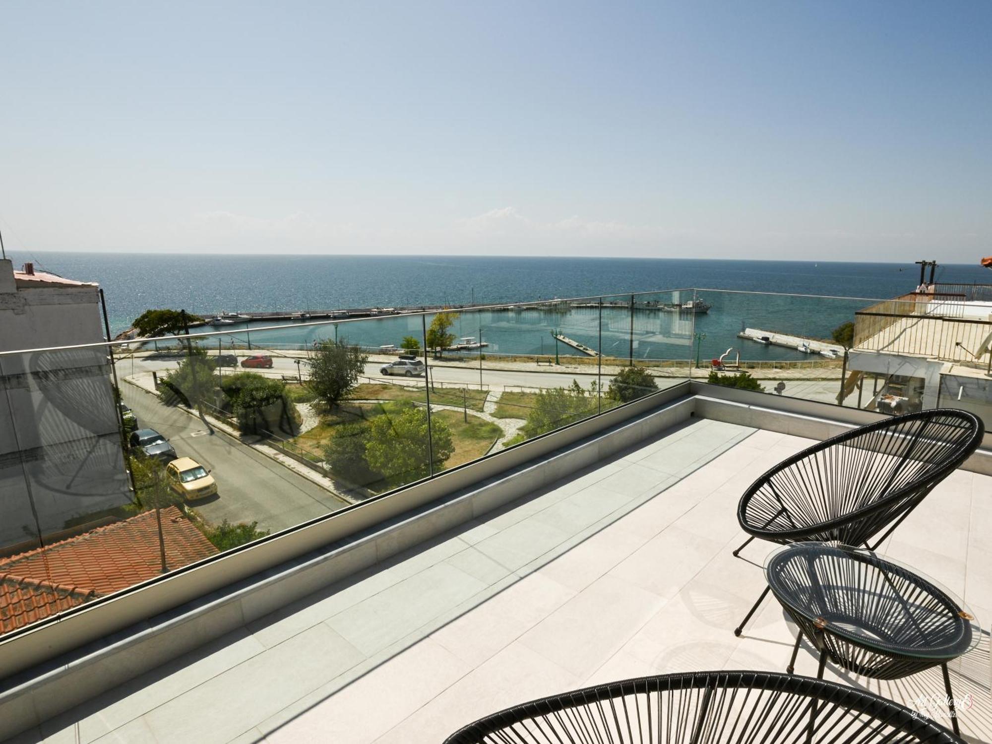 Panorama Penthouse Apartment Nea Kallikrateia Exterior photo