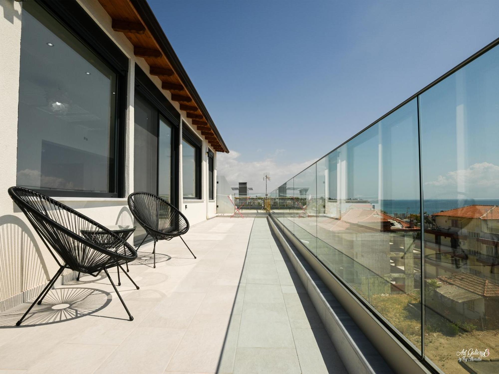 Panorama Penthouse Apartment Nea Kallikrateia Exterior photo
