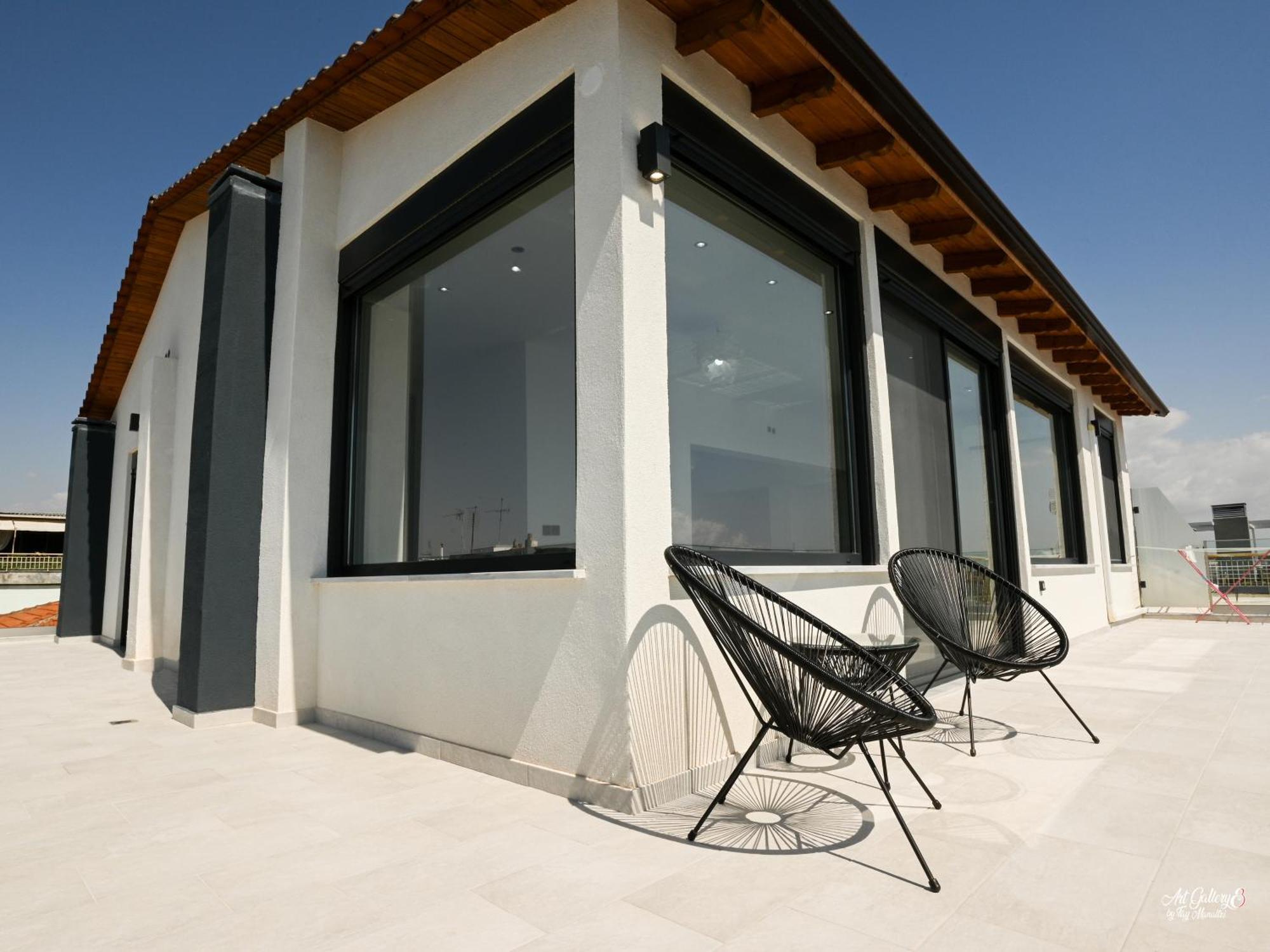 Panorama Penthouse Apartment Nea Kallikrateia Exterior photo